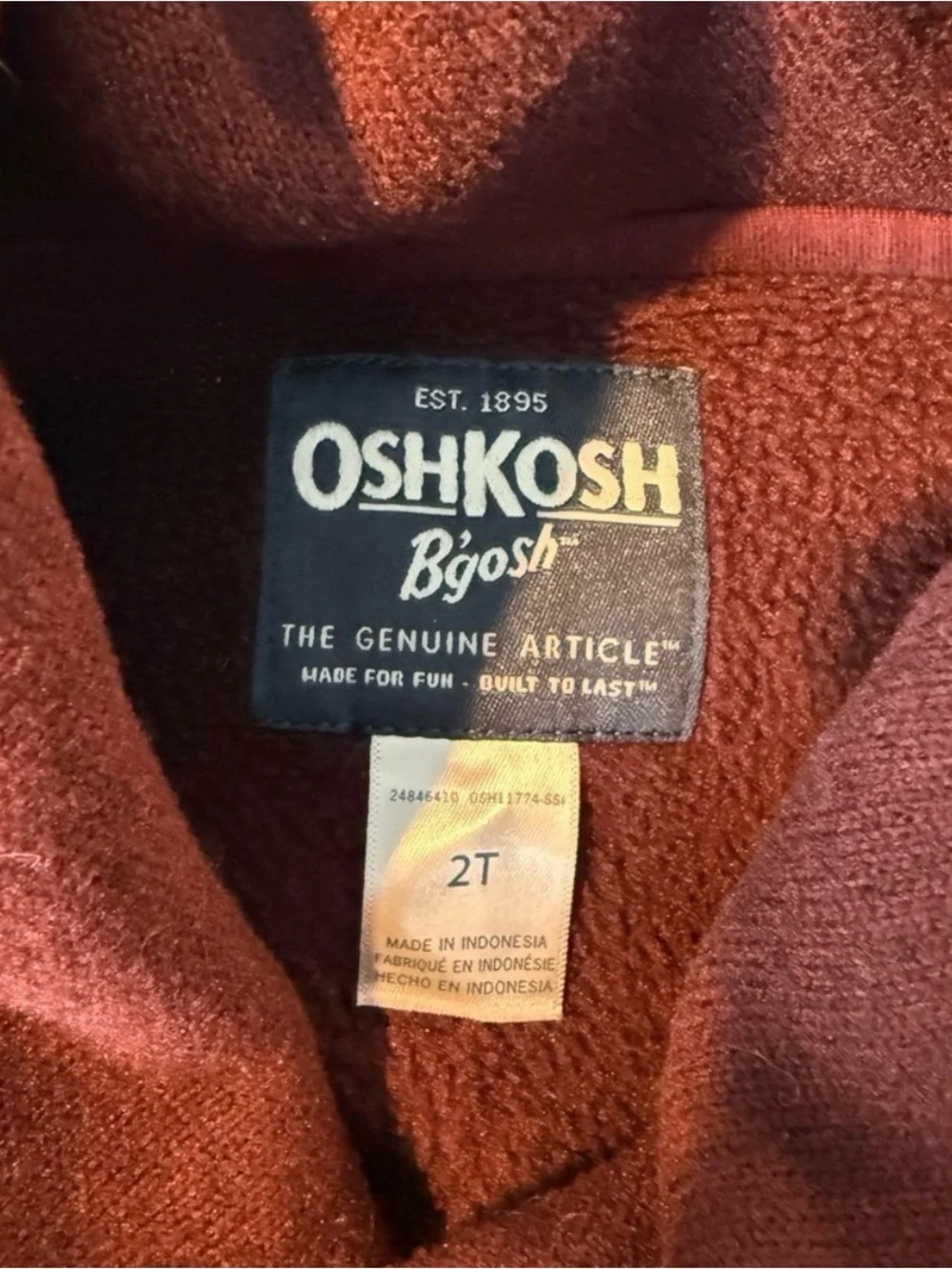 OshKosh Bgosh cozy knit